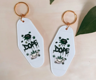 420 Inspired Quotes keychains